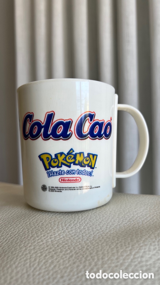 Coleccionismo: MUY RARA TAZA COLA CAO POKEMON A&Ntilde;O 2000