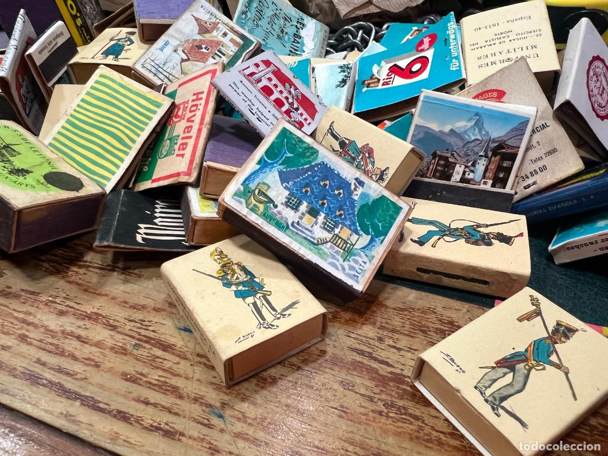 Coleccionismo: LOTE DE ANTIGUAS CAJAS DE CERILLA - Foto 3