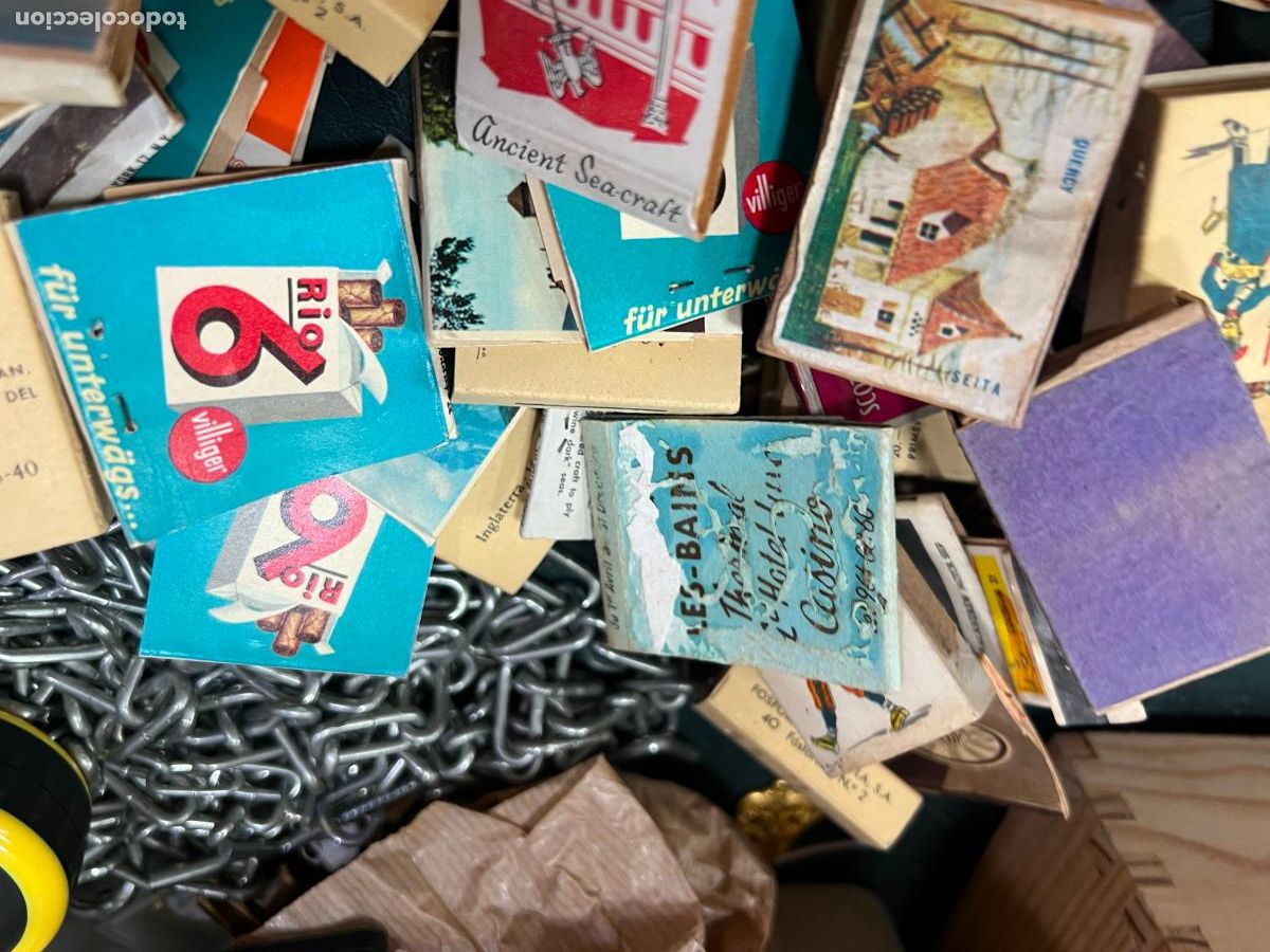 Coleccionismo: LOTE DE ANTIGUAS CAJAS DE CERILLA - Foto 5
