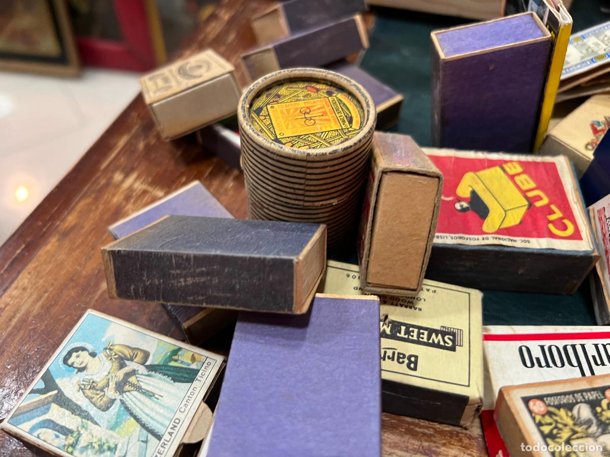 Coleccionismo: LOTE DE ANTIGUAS CAJAS DE CERILLA - Foto 7