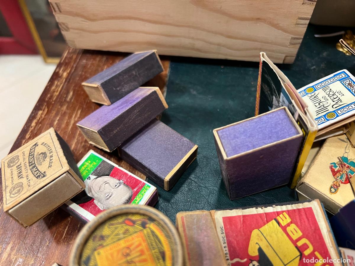 Coleccionismo: LOTE DE ANTIGUAS CAJAS DE CERILLA - Foto 8