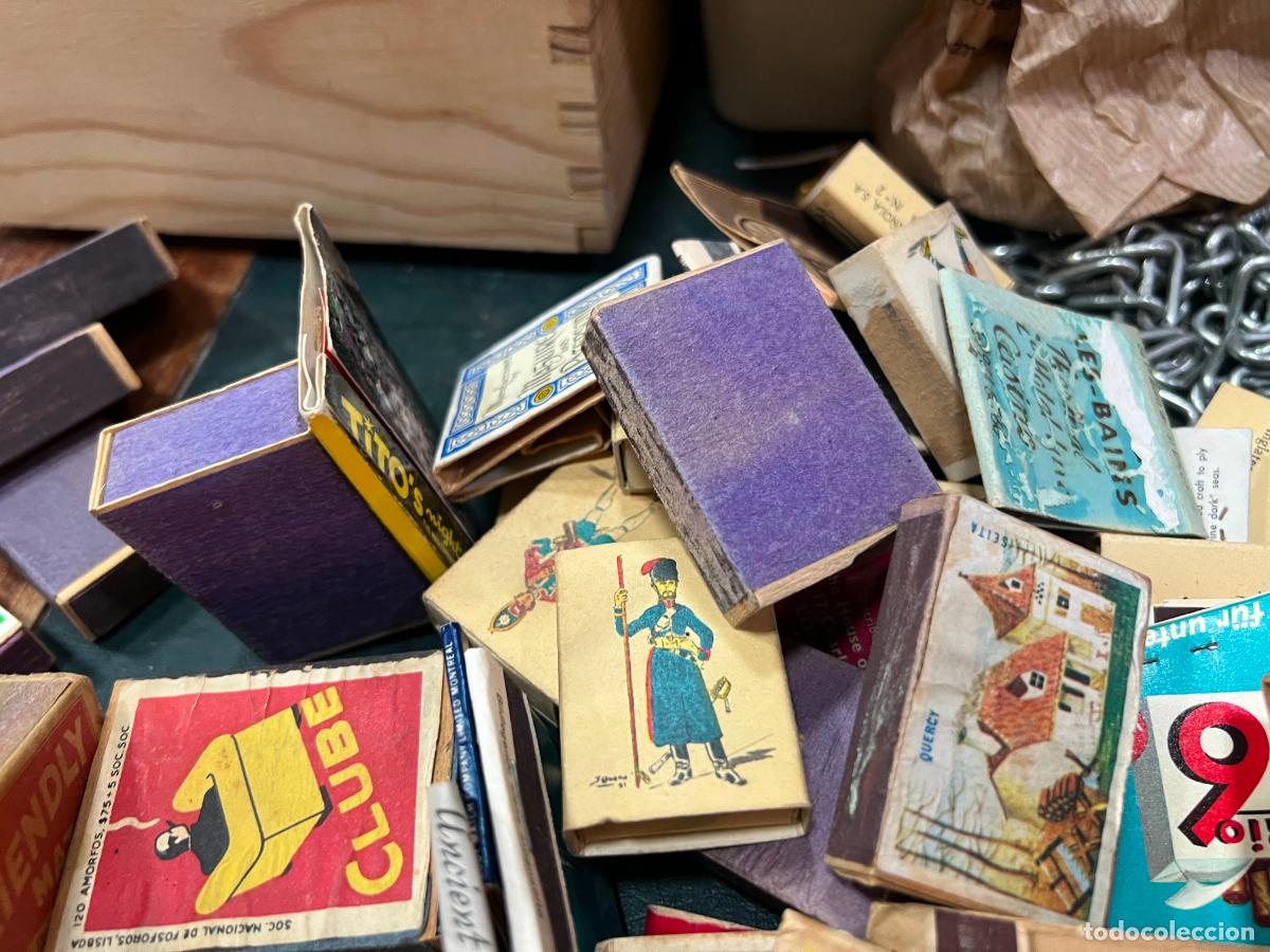 Coleccionismo: LOTE DE ANTIGUAS CAJAS DE CERILLA - Foto 9