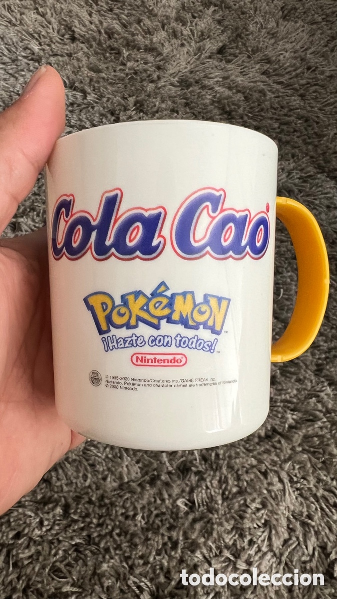 Coleccionismo: MUY RARA TAZA COLA CAO POKEMON A&Ntilde;O 2000