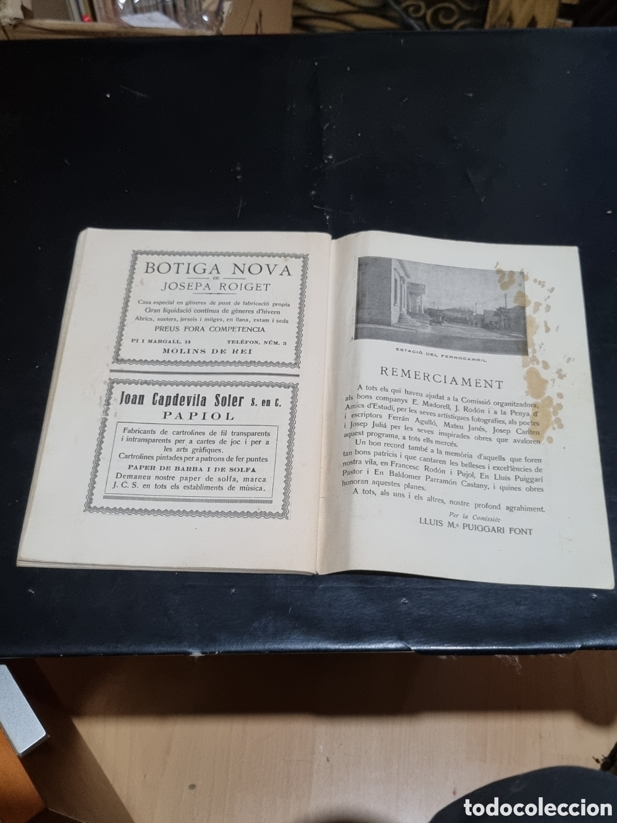 Coleccionismo: MOLINS DE REY, FIRES DE LA CANDELERA 1927 PROGRAMA OFICIAL - Foto 18