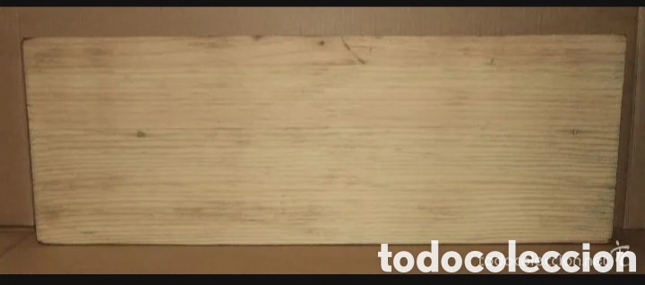 Coleccionismo: Cartel en madera tallada - Foto 3