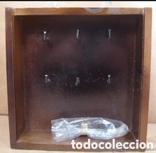 Coleccionismo: Caja madera porta llaves - Foto 3
