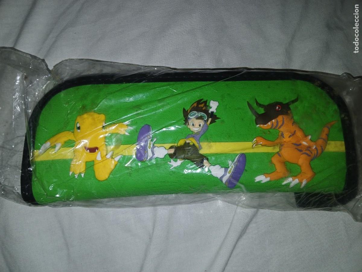 Coleccionismo: ANTIGUO estuche escolar DE DIGIMON A&Ntilde;OS 90 NO USADO