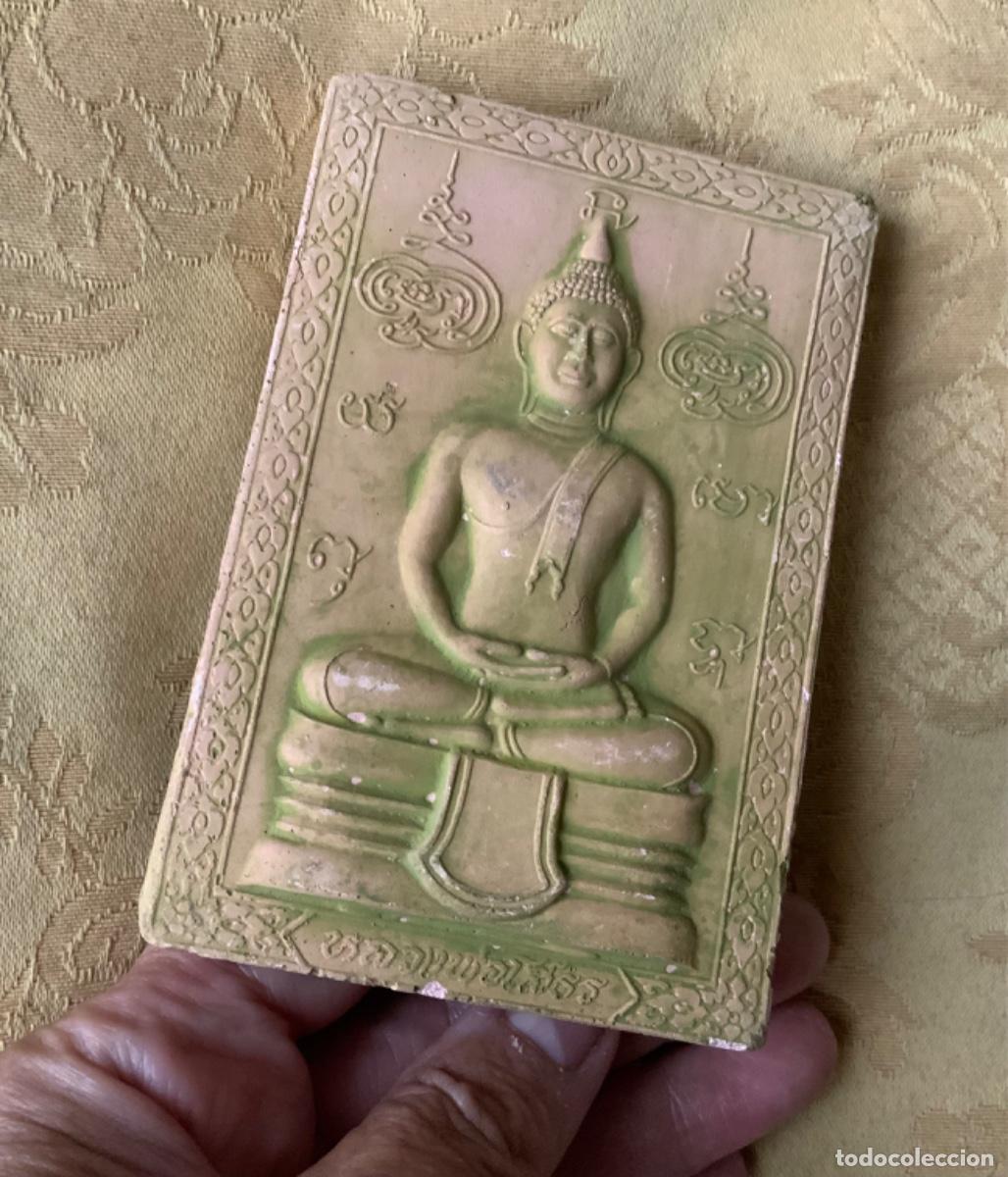 Coleccionismo: PLACA DE TERRACOTA EN RELIEVE CON BUDA Siddharta - Foto 2