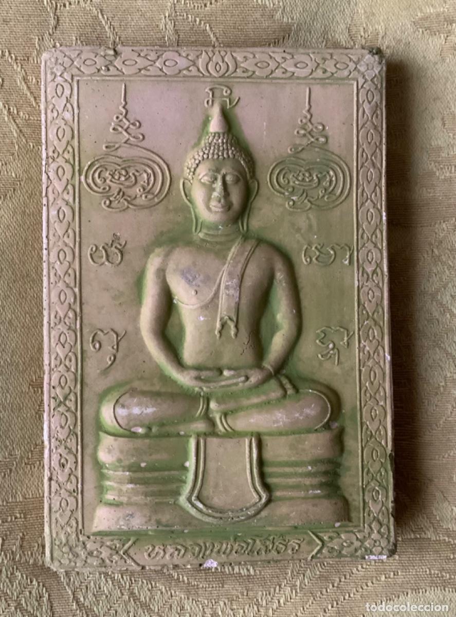 Coleccionismo: PLACA DE TERRACOTA EN RELIEVE CON BUDA Siddharta - Foto 3