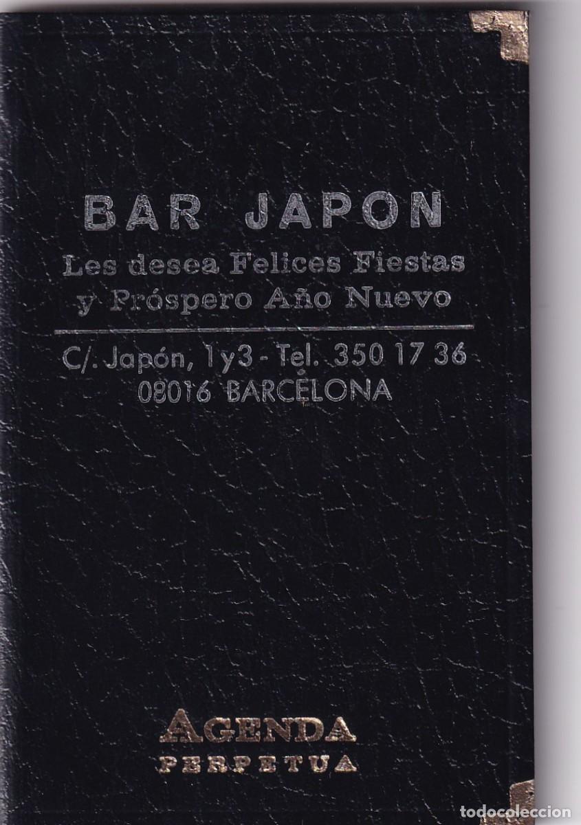 Coleccionismo: AGENDA PERPETUA DE BOLSILLO BAR JAP&Oacute;N (BARCELONA)&middot; Sin utilizar (Obsequio navide&ntilde;o)