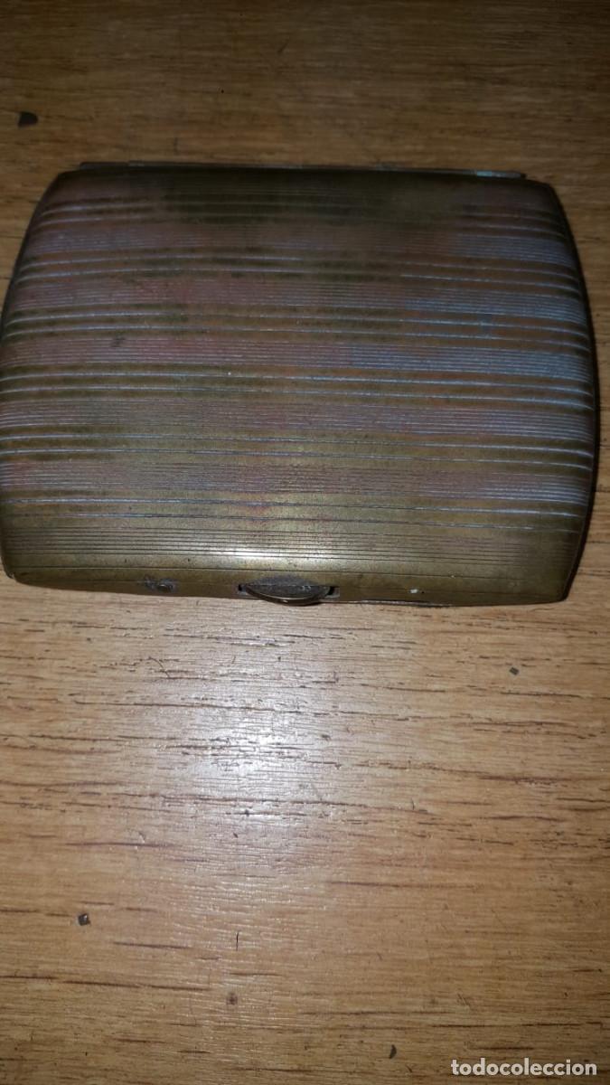 Coleccionismo: ANTIGUA PITILLERA DE BRONCE - Foto 2