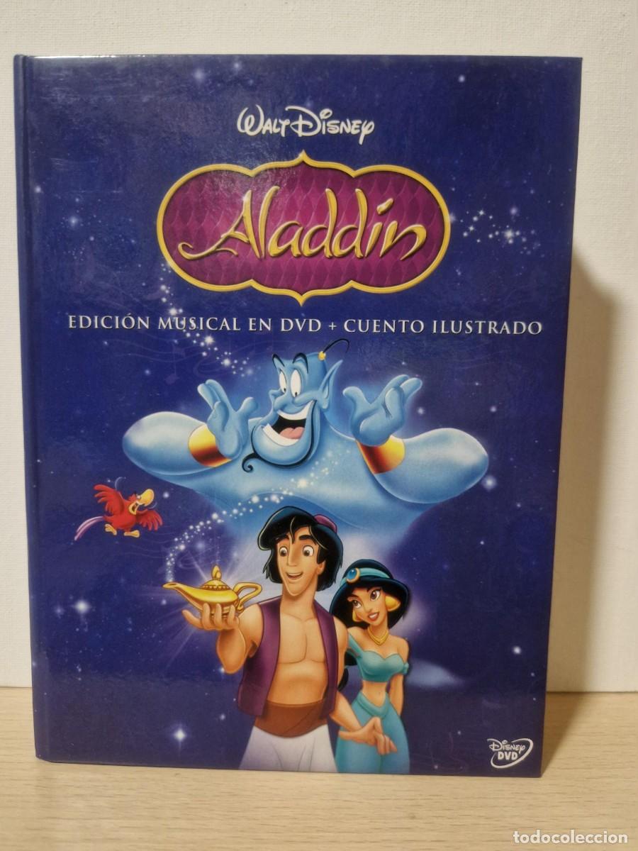Coleccionismo: Caja &rdquo;Edici&oacute;n musical en DVD Aladdin&rdquo;