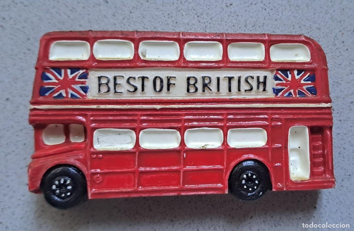 Coleccionismo: IMAN NEVERA AUTOBUS LONDRES - Foto 1
