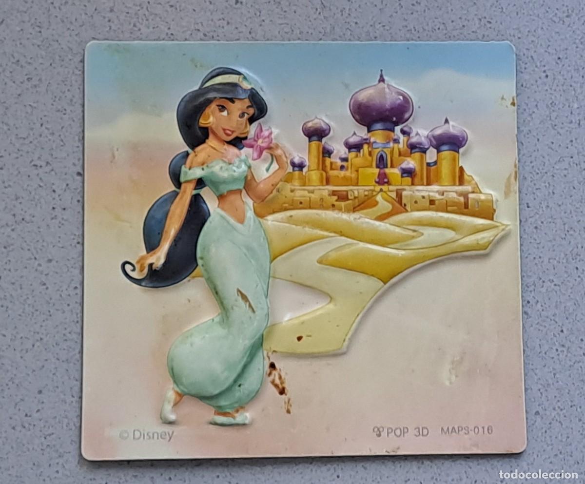 Coleccionismo: IMAN NEVERA PRINCESA JASMIN ALADDIN - 3D - DISNEY - Foto 1