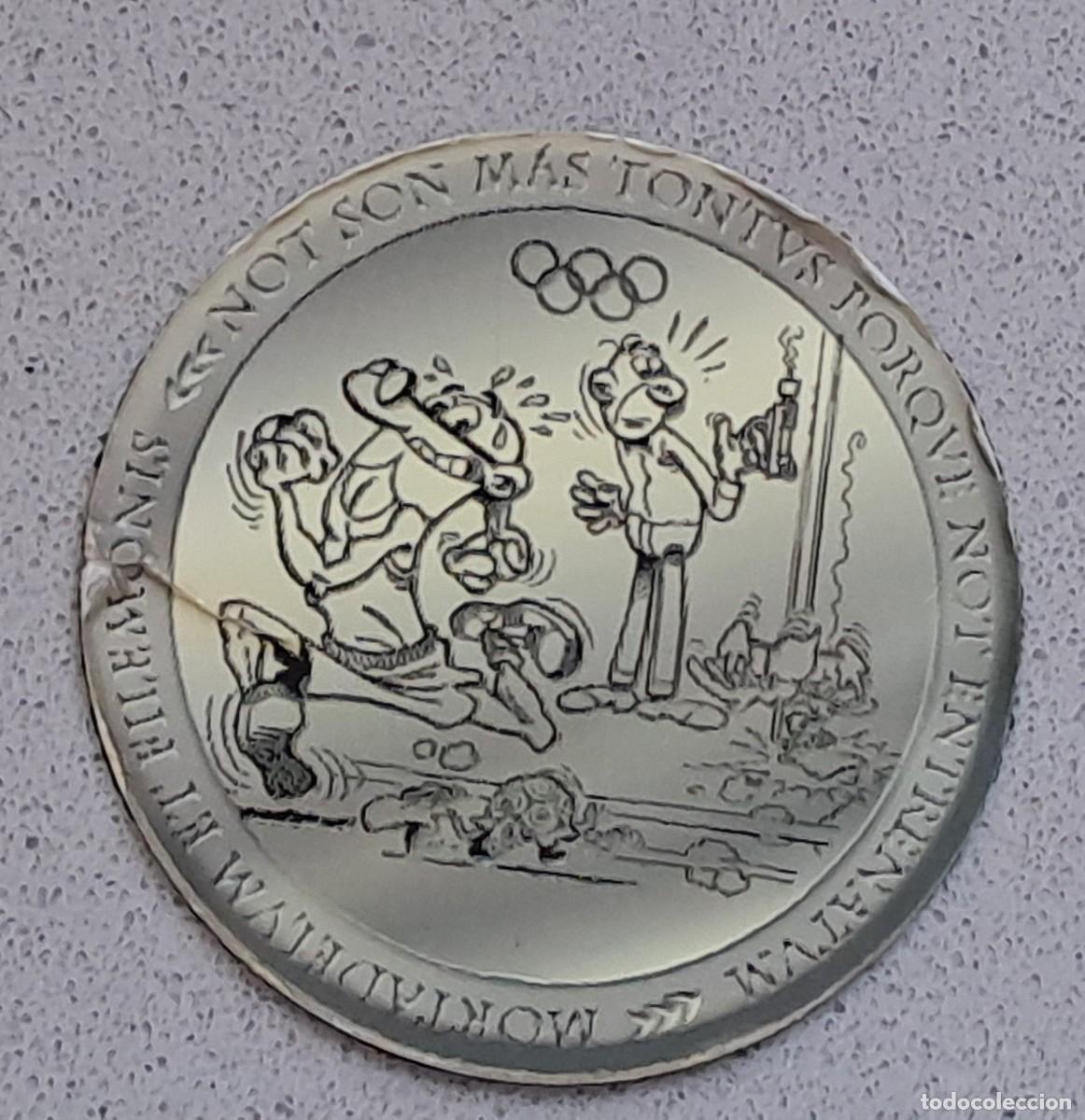 Coleccionismo: IMAN NEVERA MORTADELO Y FILEMON - DEPORTES - OLIMPIADAS - Foto 1
