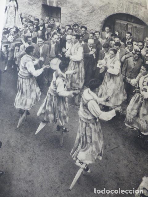 Collectionnisme: ANGUIANO LA RIOJA DANZANTES ANTIGUA LAMINA IMPRESA AL HUECOGRABADO A&Ntilde;OS 40