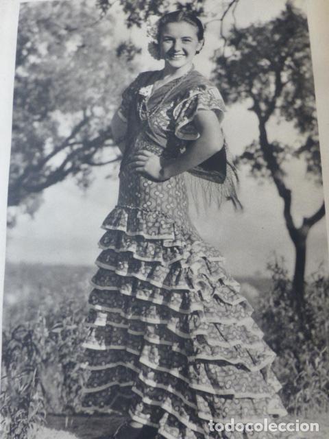 Coleccionismo: ANDALUCIA TRAJE FARALAES ANTIGUA LAMINA IMPRESA AL HUECOGRABADO A&Ntilde;OS 40