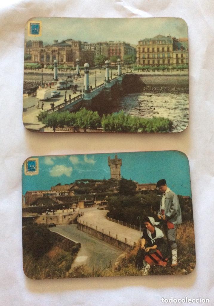 Sammeln: POSA VASOS CON VISTAS DE SAN SEBASTIAN - Vintage - Medidas: 14 x 10 cm.