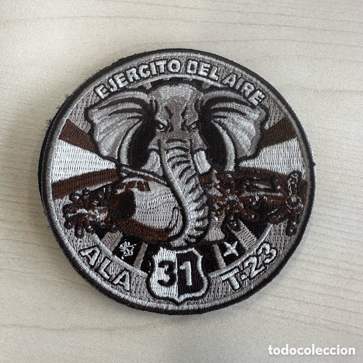 Coleccionismo: Parche militar ejercito aire Ala 31 Arido