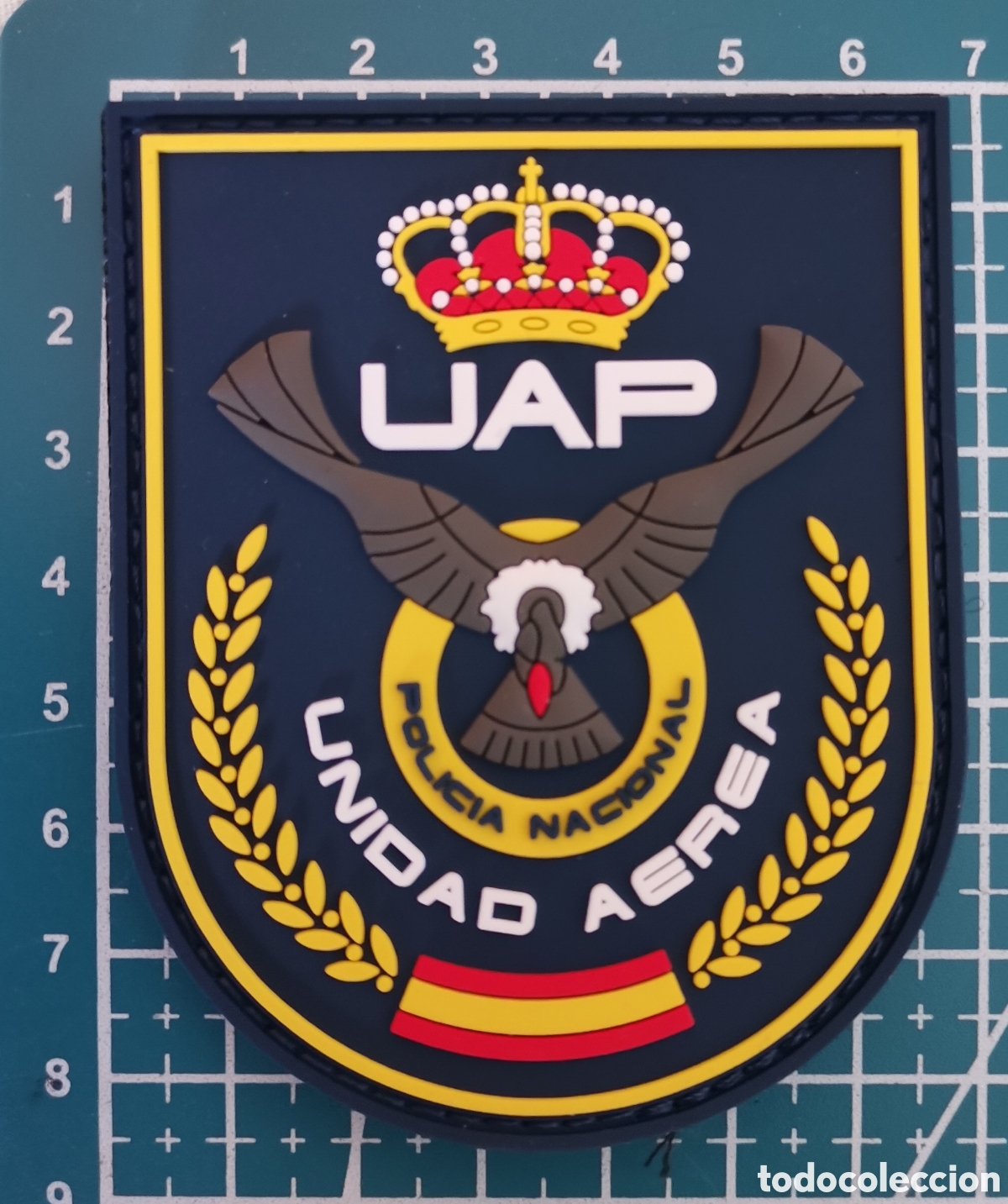 Coleccionismo: Parche goma UAP UNIDAD A&Eacute;REA POLIC&Iacute;A NACIONAL DE ESPA&Ntilde;A HELIC&Oacute;PTEROS