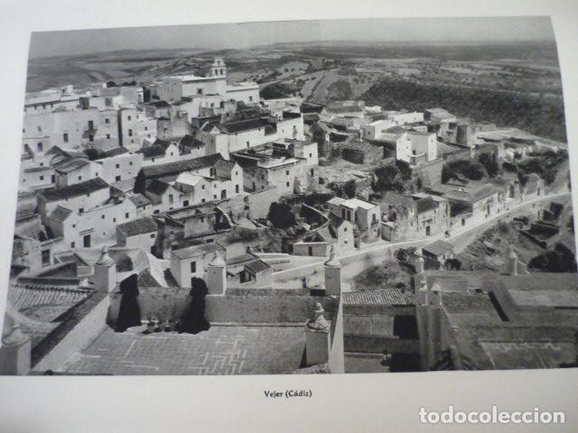 Coleccionismo: VEJER CADIZ ANTIGUA LAMINA HUECOGRABADO A&Ntilde;OS 40