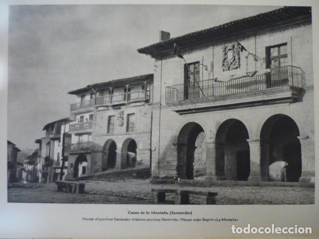 Coleccionismo: SANTILLANA DEL MAR CANTABRIA ANTIGUA LAMINA HUECOGRABADO A&Ntilde;OS 40