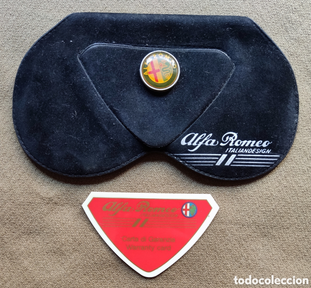 Coleccionismo: AUTO ALFA ROMEO COVER GLASSES ITALIAN DESING ITALY ITALIA C. 1990