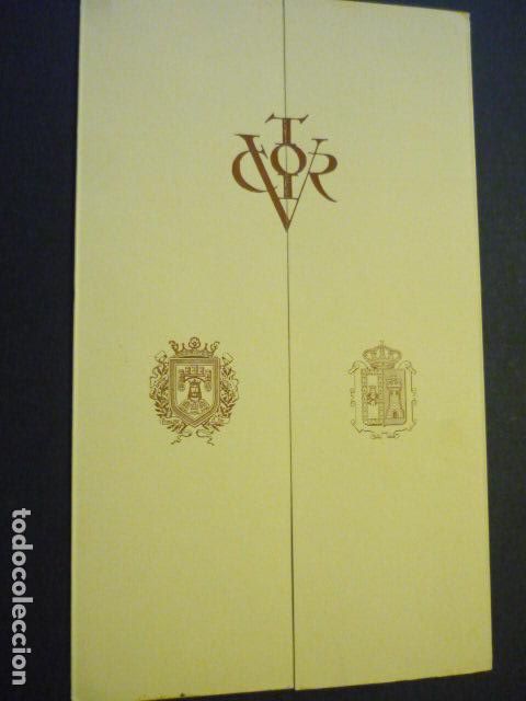 Coleccionismo: BURGOS 1 X 1961 MENU XXV ANIVERSARIO EXALTACION FRANCO JEFE ESTADO AYUNTAMIENTO Y DIPUTACION