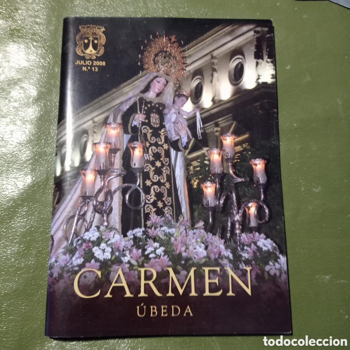 Coleccionismo: &Uacute;BEDA,VIRGEN DEL CARMEN,PROGRAMA FIESTAS 2008,VENERABLE COFRADIA DE LA VIRGEN DEL CARMEN