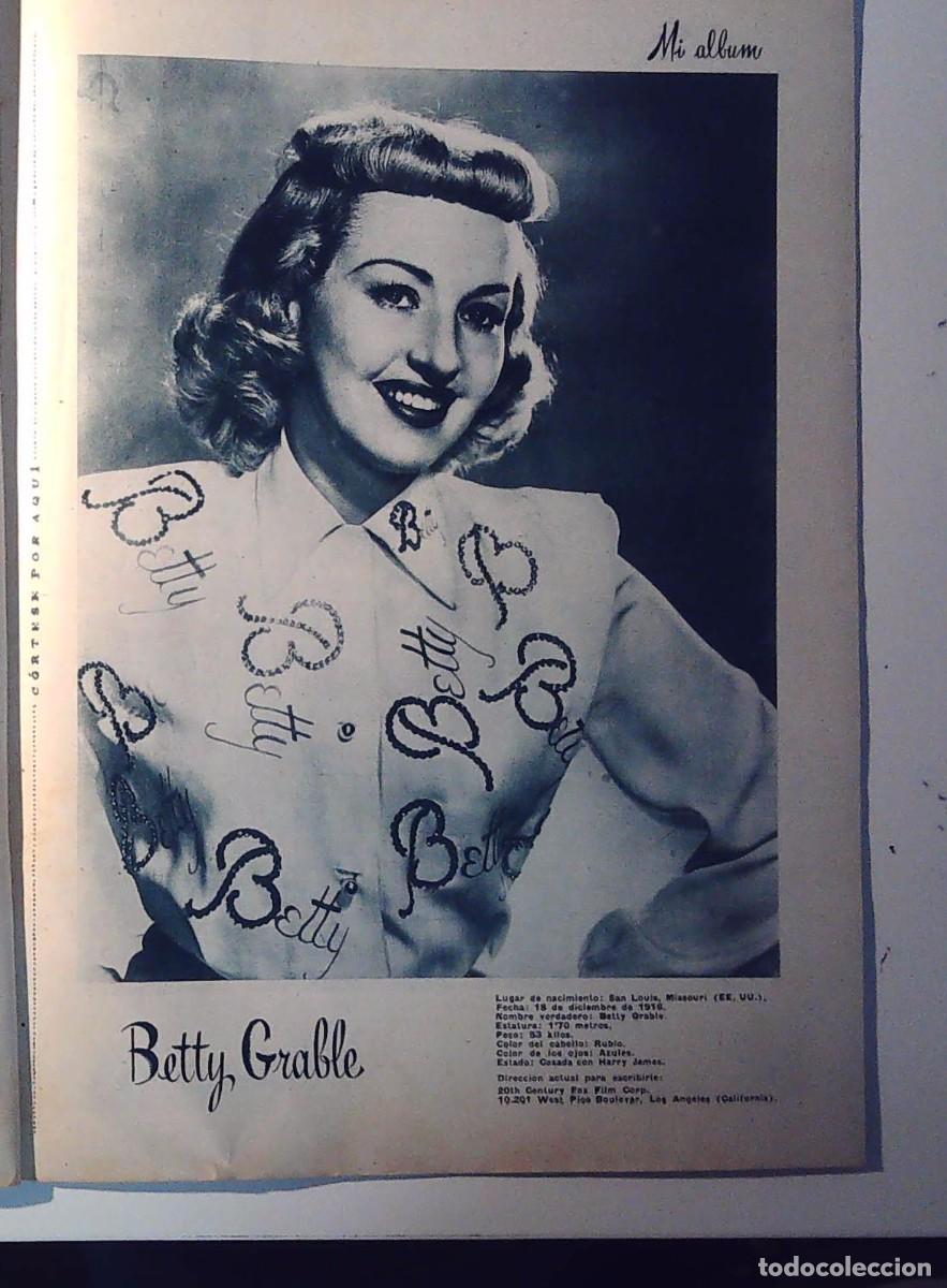 Sammelleidenschaft Papier: BETTY GRABLE DE 1951