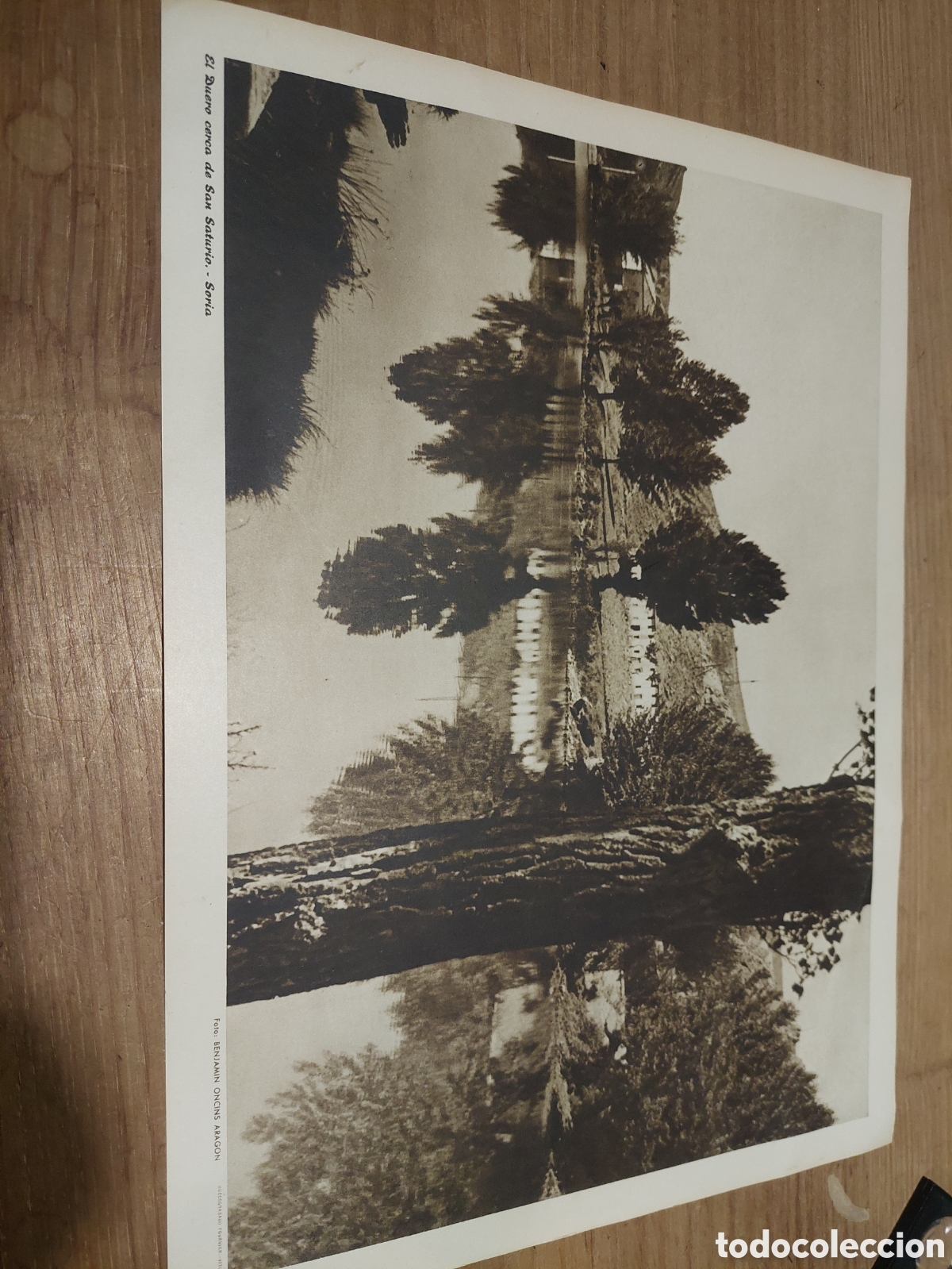 Sammelleidenschaft Papier: El duero cerca de San Saturno Soria Foto benjam&iacute;n oncins aragon huecograbado fournier