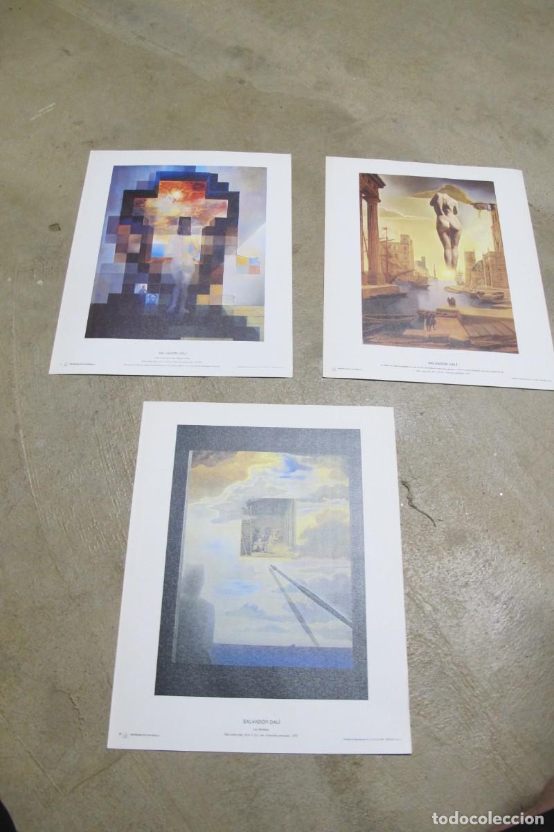 Coleccionismo: 3 LAMINAS DE DALI 24X30 LAMINA