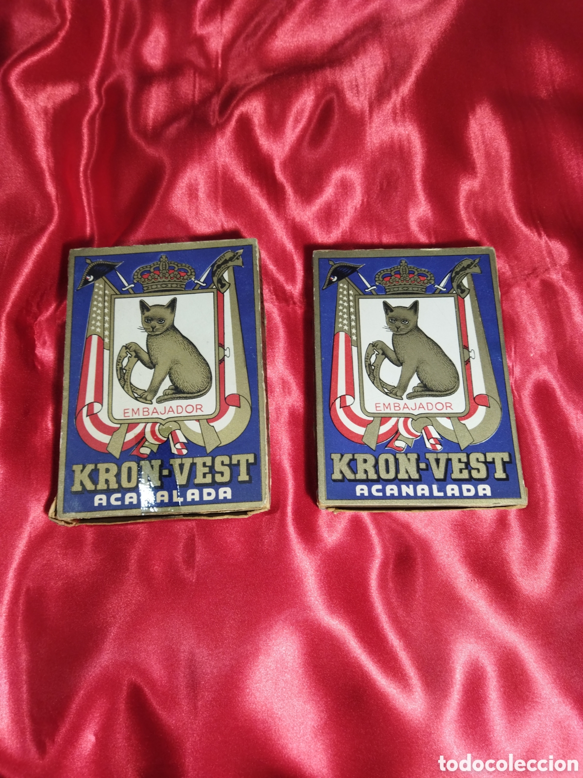 Coleccionismo: Cuchillas de afeitar KRON-VEST - Foto 1