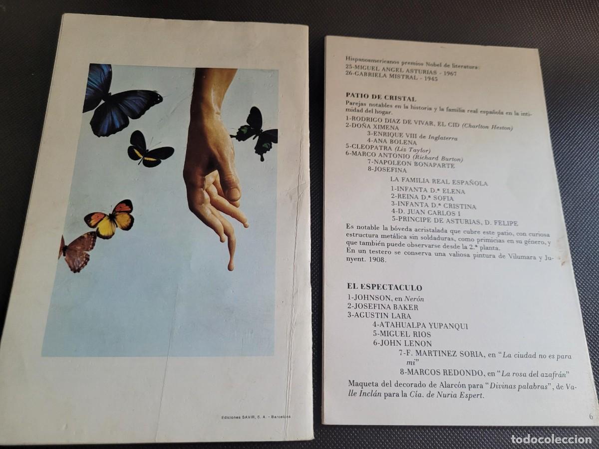 Coleccionismo: Museo de Cera de Barcelona documentos antiguos - Foto 2