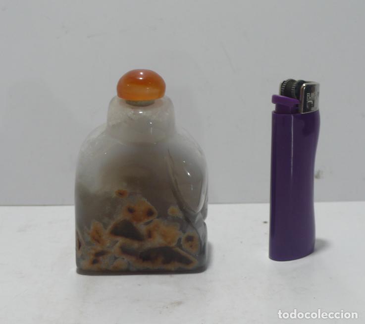 Colecionismo: PEQUE&Ntilde;A BOTELLITA EN PIEDRA