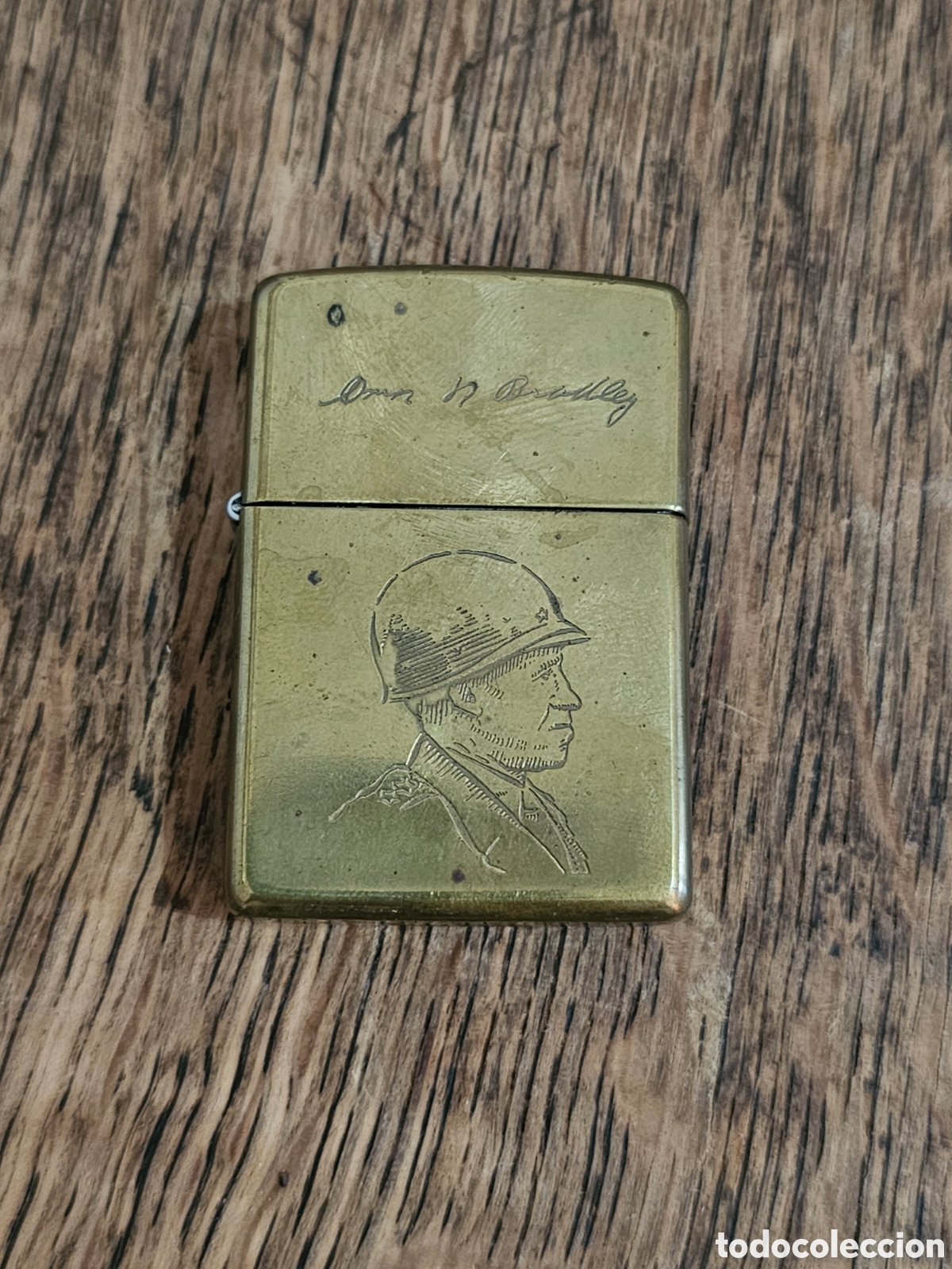 Coleccionismo: Zippo original Normandia 50 aniversario general Omar Bradley