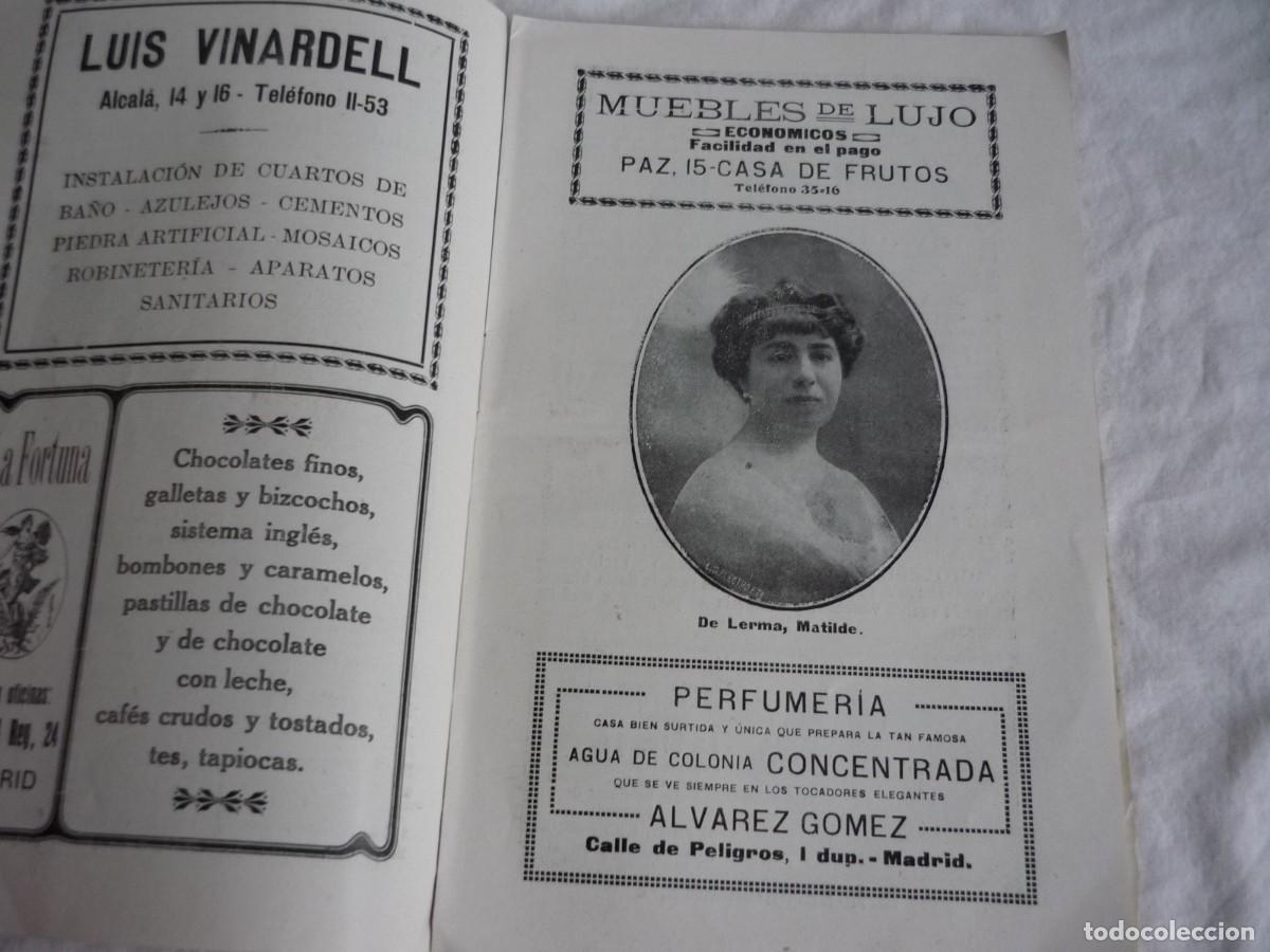 Coleccionismo: Programa Teatro Real 1916, Aida, Verdi - Foto 6