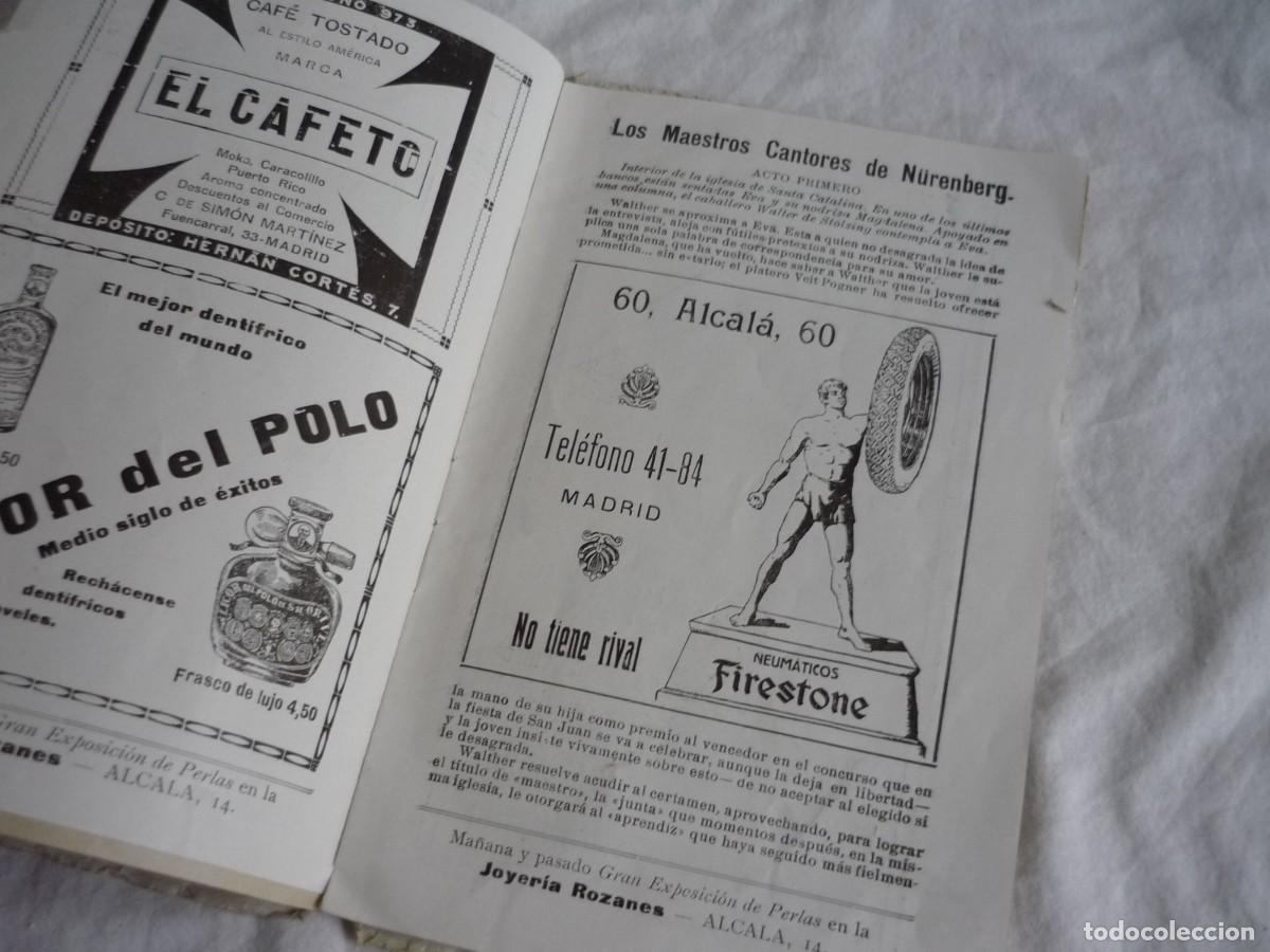 Coleccionismo: Programa oficial Teatro Real Temporada 1917 - Foto 6