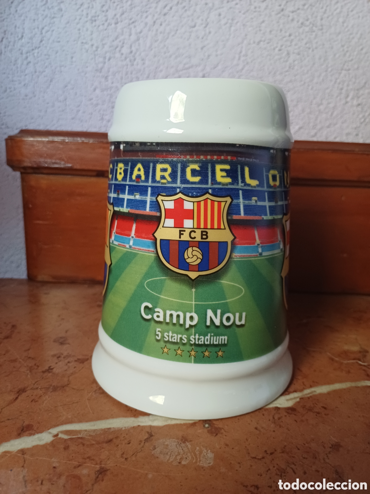 Coleccionismo: Jarra taza cerveza Camp Nou Bar&ccedil;a Futbol Club Barcelona