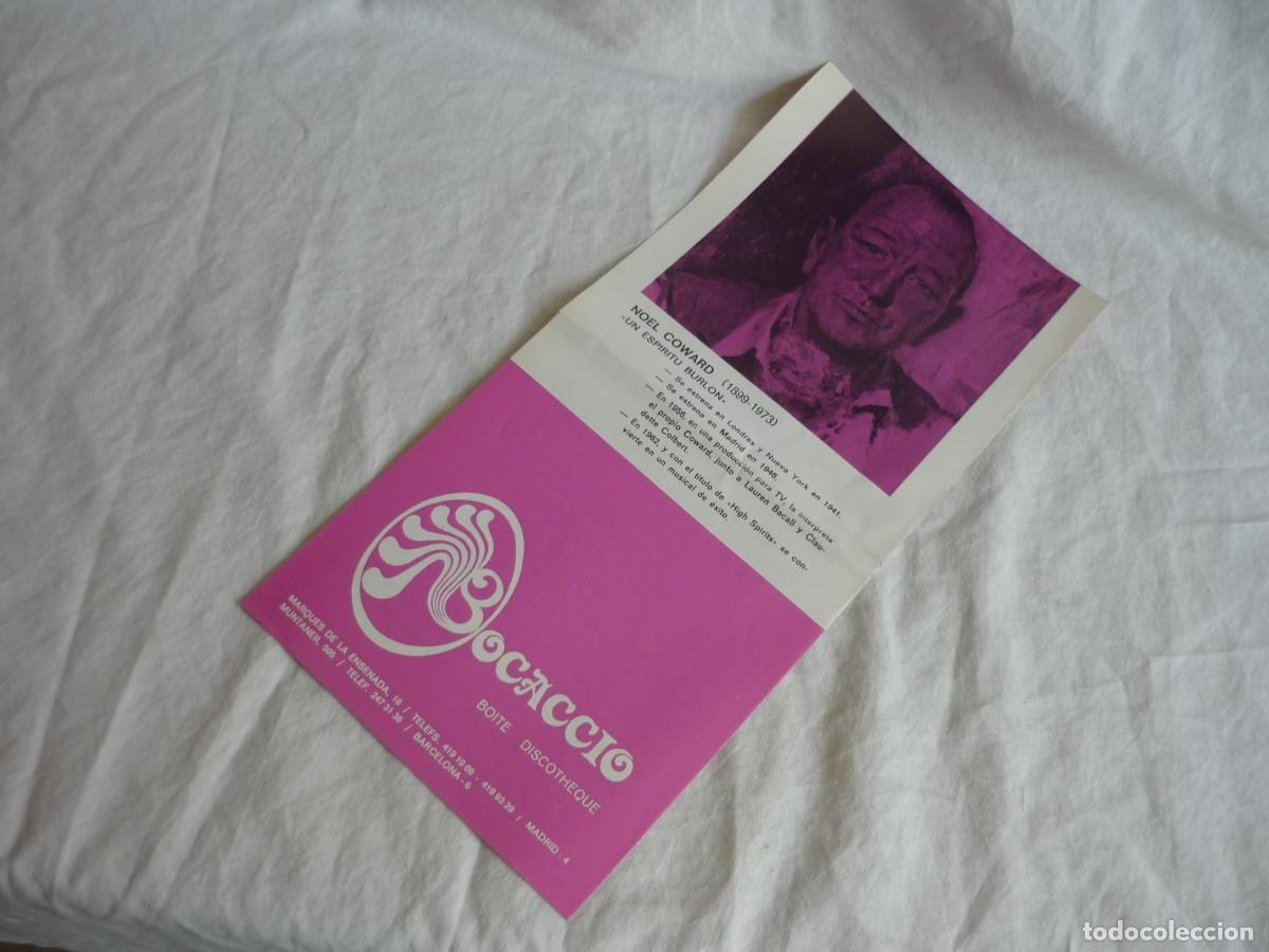 Coleccionismo: Programa de Teatro F&iacute;garo Un esp&iacute;ritu burl&oacute;n Pedro Civera - Foto 2