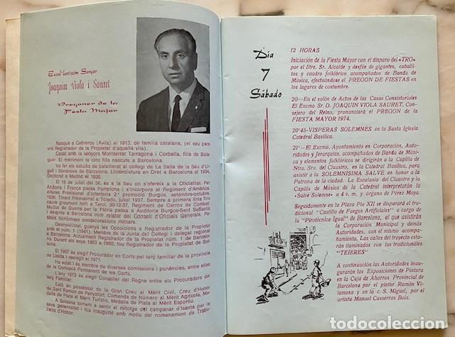 Coleccionismo: PROGRAMA FESTA MAJOR DE SOLSONA 1974 - Foto 3