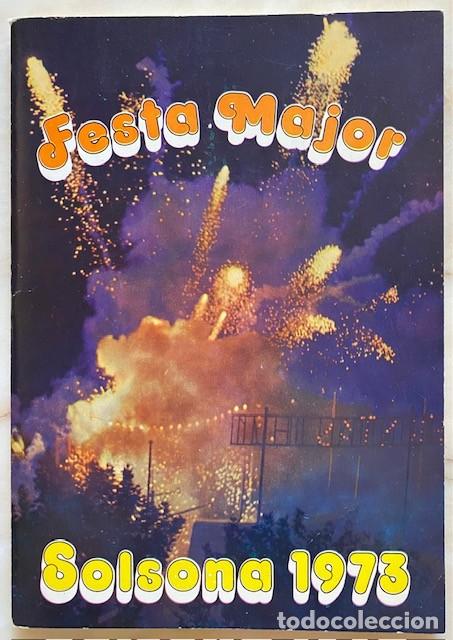 Coleccionismo: PROGRAMA FESTA MAJOR DE SOLSONA 1973 - Foto 1