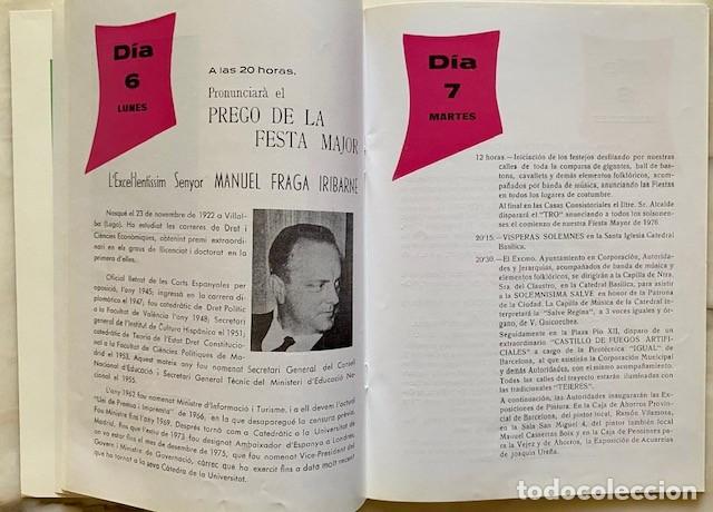 Coleccionismo: PROGRAMA FESTA MAJOR DE SOLSONA 1976 - Foto 3