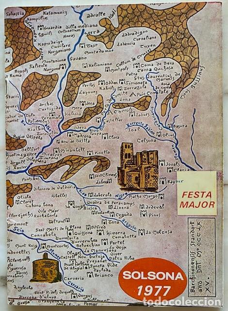 Coleccionismo: PROGRAMA FESTA MAJOR DE SOLSONA 1977 - Foto 1