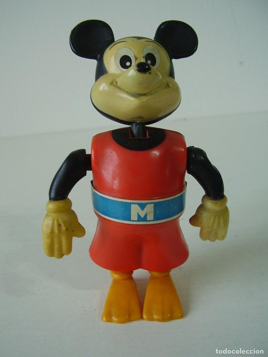 Coleccionismo: Juguete Mickey Mouse mec&aacute;nico, 1976