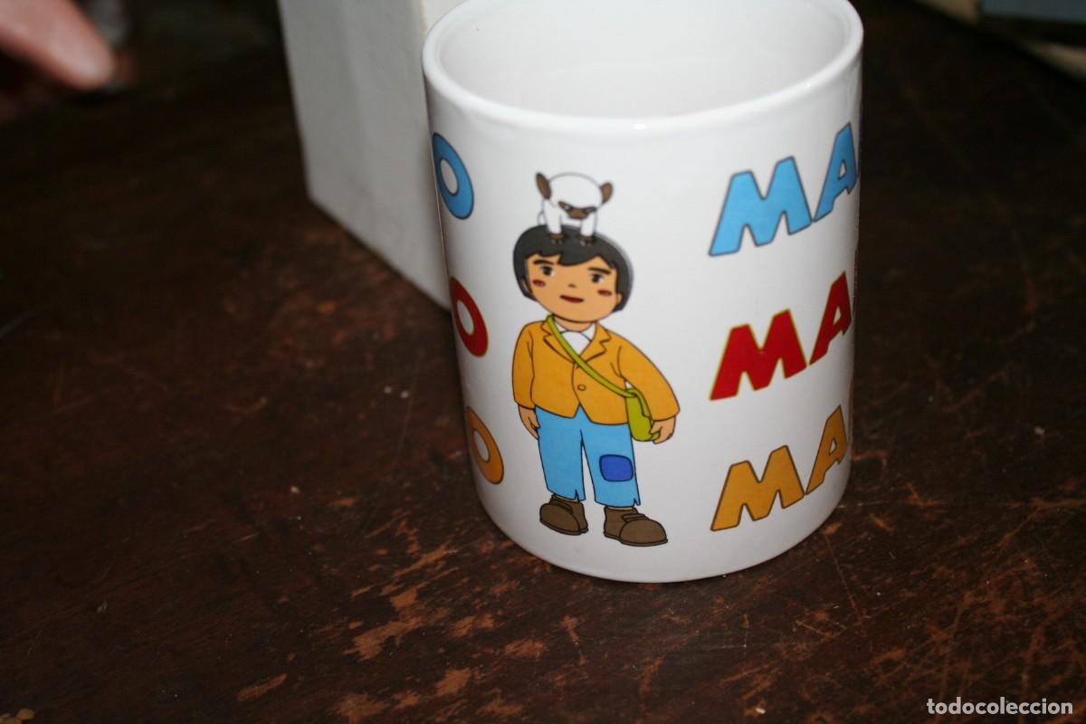 Coleccionismo: taza sin uso en su caja marco de los apeninos a los andes
