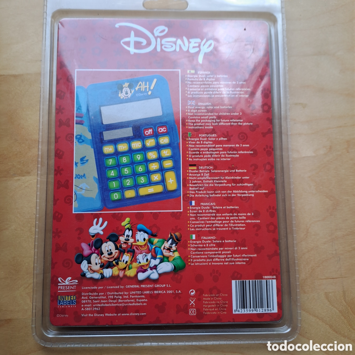Coleccionismo: Calculadora infantil Disney - Foto 2