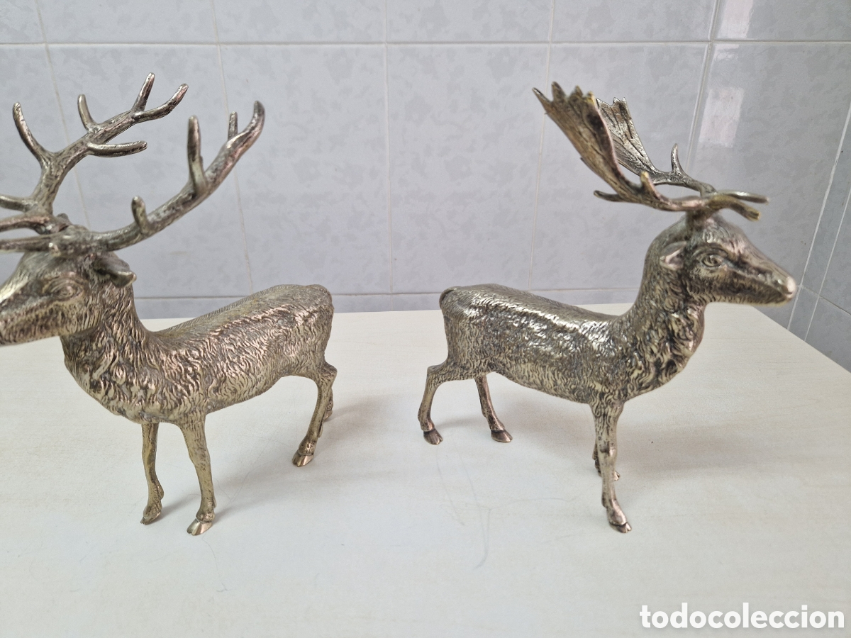 Coleccionismo: CIERVOS BRONCE LABRADO Y REPUJADOS - Foto 12