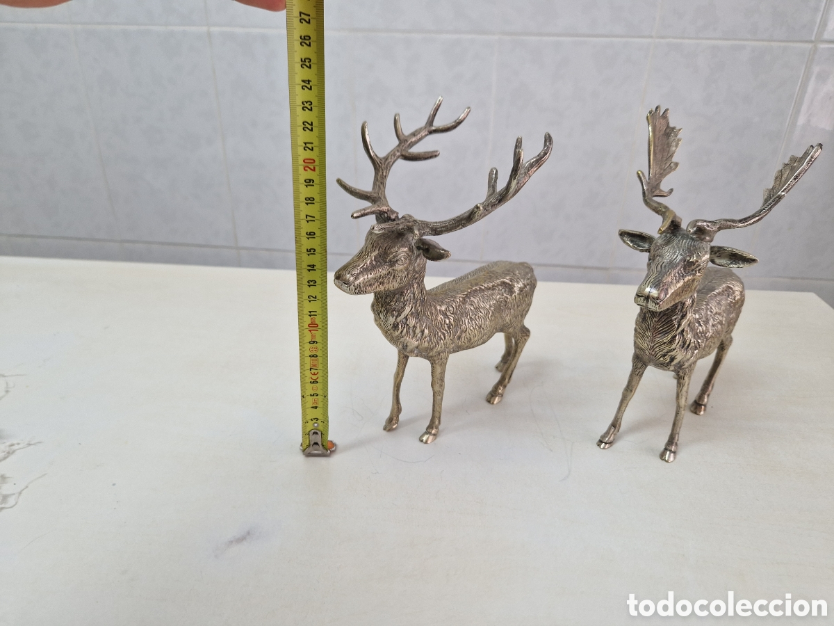 Coleccionismo: CIERVOS BRONCE LABRADO Y REPUJADOS - Foto 17