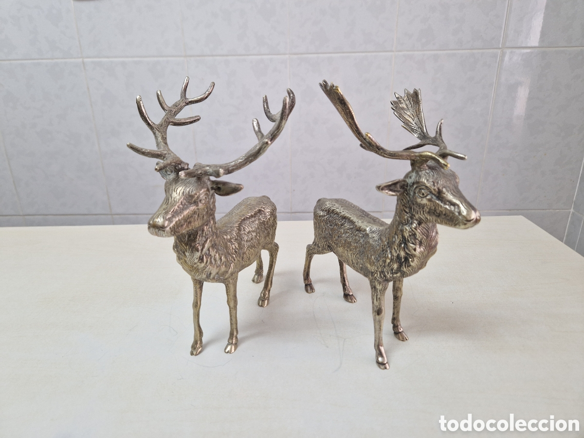 Coleccionismo: CIERVOS BRONCE LABRADO Y REPUJADOS - Foto 20